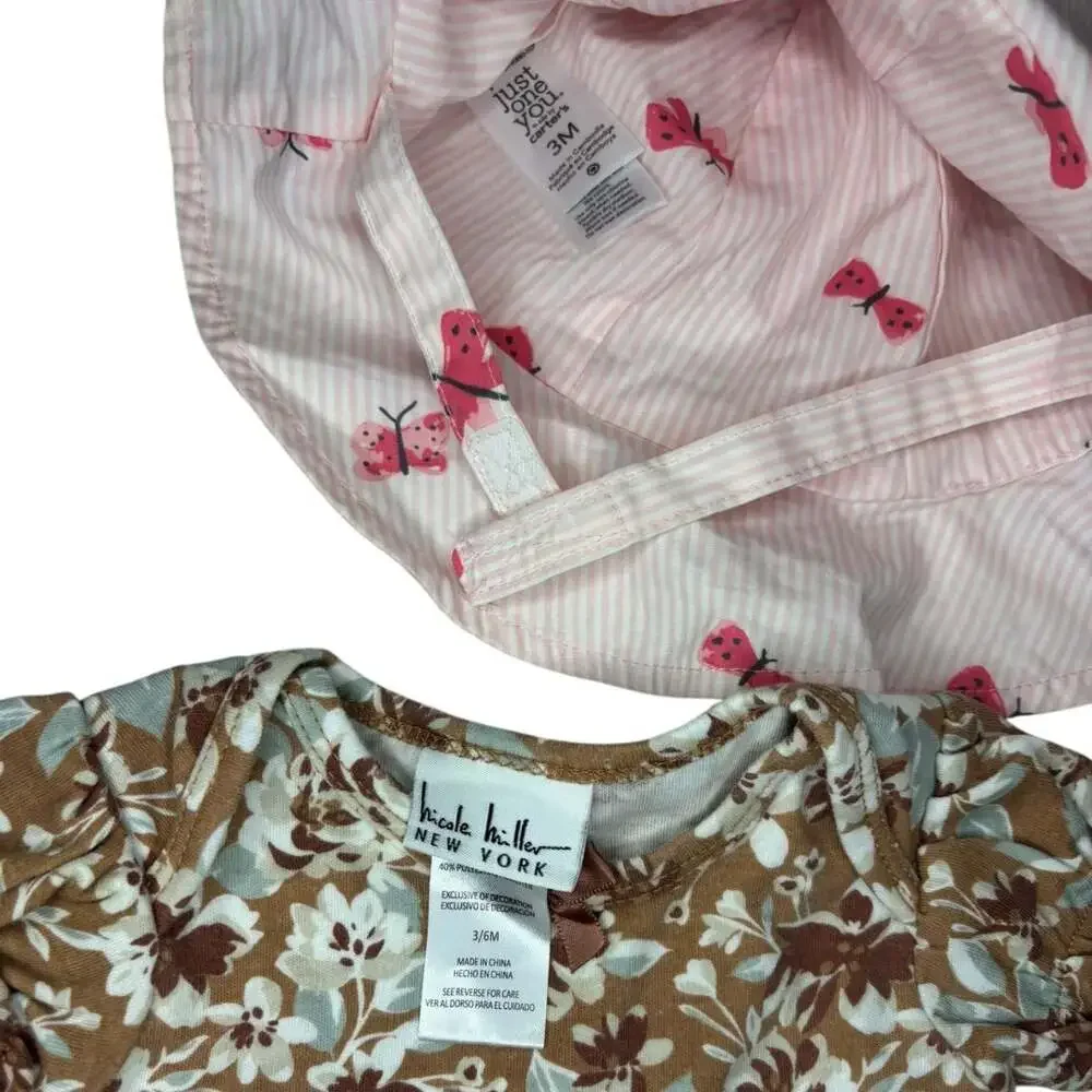 Baby Girl 5-Piece Clothing Bundle 3-6 Months